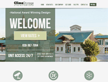 Tablet Screenshot of climastorage.com